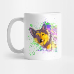 Fuzzy Dog Mug